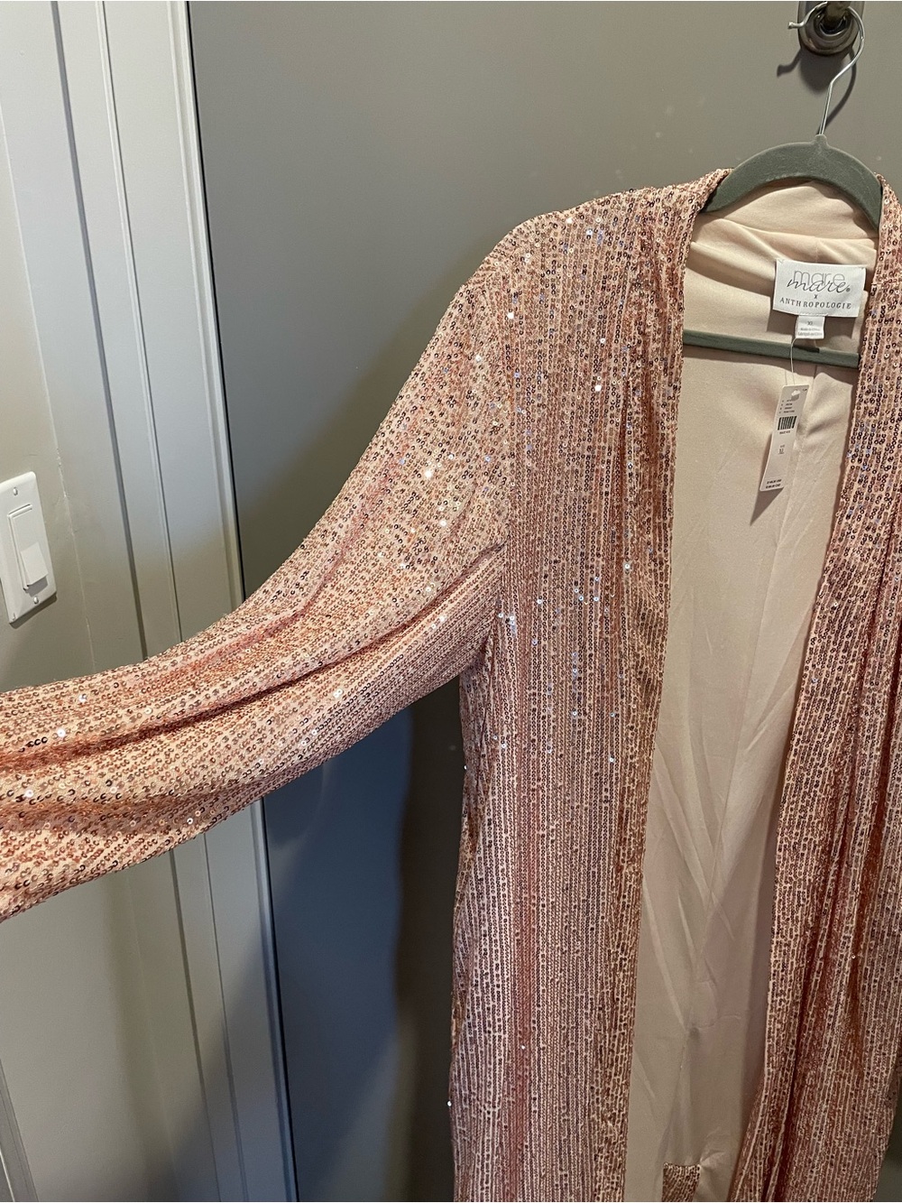 Maeve x Anthropologie Rose Sequin Cardigan - Picture 6 of 10